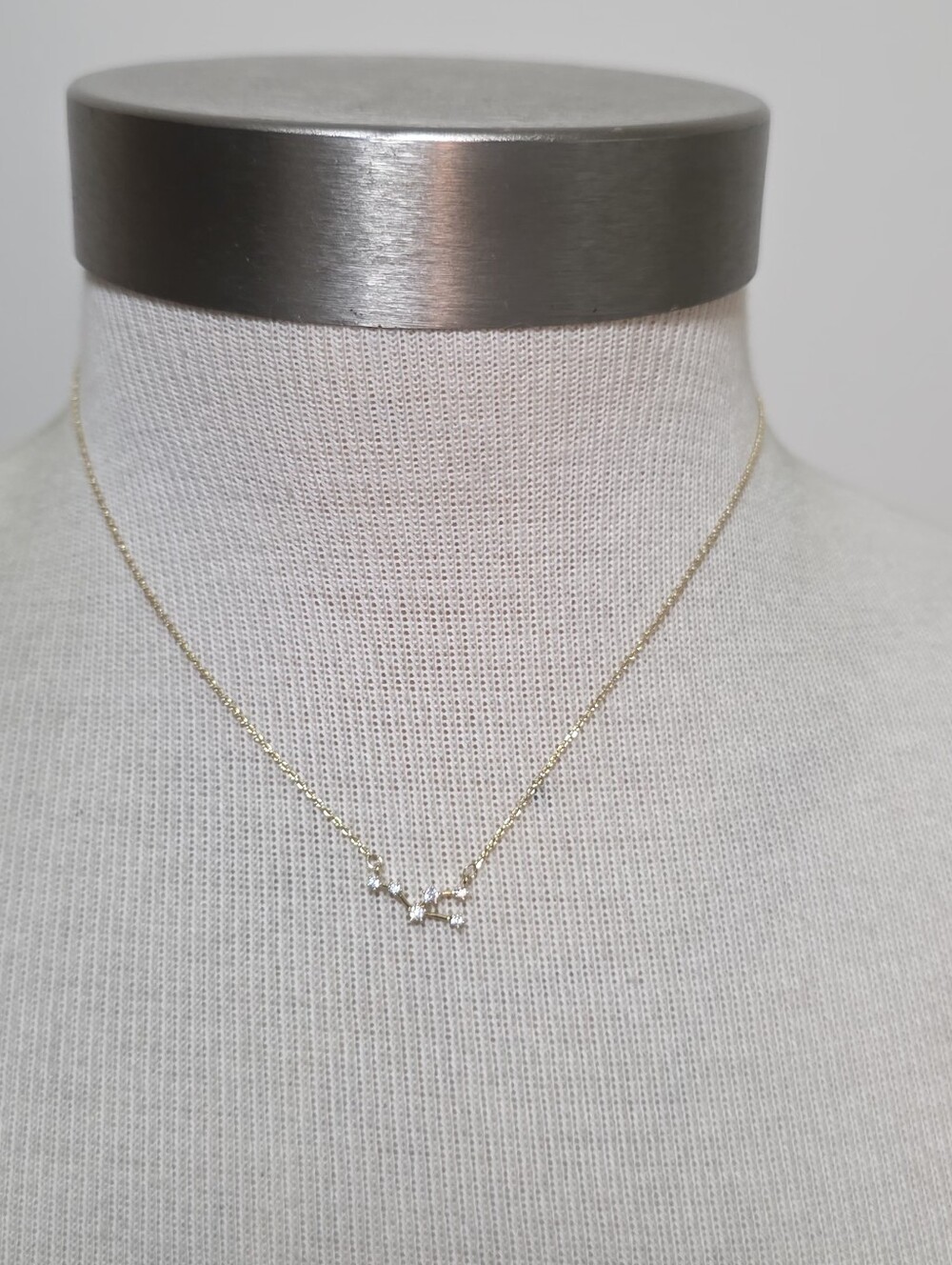Dainty Zodiac Necklace Taurus 18"